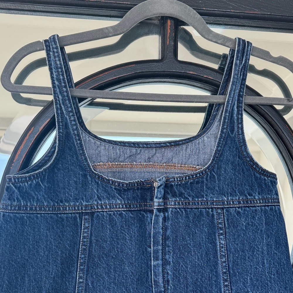 Madewell Light Blue Denim Pinafore - Picture 6 of 9